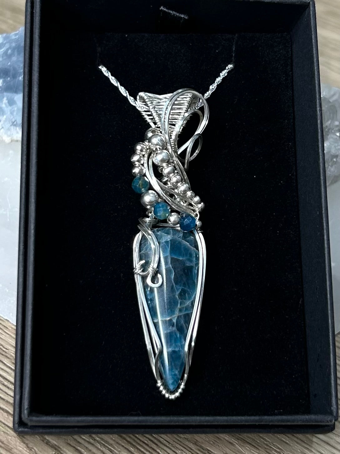Apatite Sterling Silver Necklace